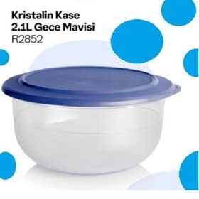 Resim Tupperware Kristalin Kase Servis Saklama Kabı Gece Mavisi 2.1 L Gece Mavisi 