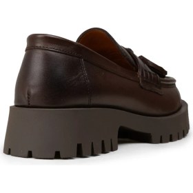 Resim Deery Kadın Hakiki Deri Kahverengi Püsküllü Loafer - 02035ZKHVC03 