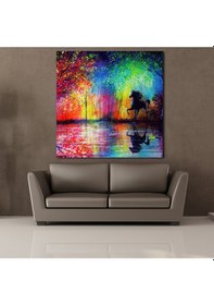 Resim Renkler Temalı Kanvas Tablo 30x30cm 