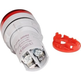 Resim Intercom AD22-22V-DC 22 mm Dijital Voltmetre 5-60V Dc Kırmızı 