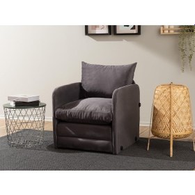 Resim Pafu Saga Tekli Katlanır Yataklı Koltuk Soho Gri 