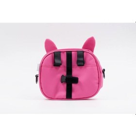 Resim Bisiklet Gidon Çantası Hydra Pembe-beyaz Omuz Askılı Çocuk Bisikleti Direksiyon Çantası Siyah 