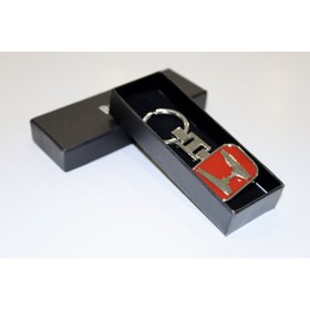 Resim RoseTR Honda Kırmızı Metal Anahtarlık Honda Logolu Aksesuar 