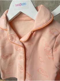 Resim Butik Kız Bebek Önden Çıtçıtlı Pijama Takımı 