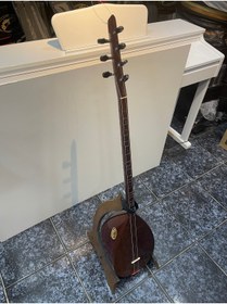 Resim İlke Bağlama Uzunsap Maun 40cm (kalın taşıma kılıfı , tel ve mızrap hediyeli) 