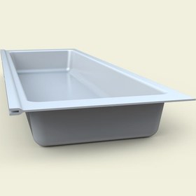 Resim Mutfak Çekmece Içi Tek Bölmeli Kepçelik-kaşıklık Beyaz 16cmx48cm Boydan 4cm Kesilebilir Beyaz 