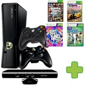 Resim Microsoft Xbox 360 Jtag 2 Adet Kablosuz Kol Kinect Kamera 30 Oyun 
