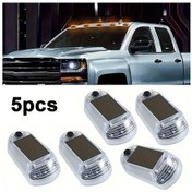 Resim Willowhaven 5 Adet Led Solar Çatı Fare Işıkları - Güneş Enerjili Araç Ve Parti Aydınlatma Beyaz 