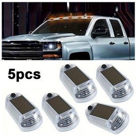 Resim Willowhaven 5 Adet Led Solar Çatı Fare Işıkları - Güneş Enerjili Araç Ve Parti Aydınlatma Beyaz 