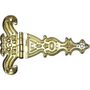 Resim Dekoratif, Sac Tek Kuyruklu Menteşe - 69X102 Mm, Büyük, Sarı, 1 Adet 