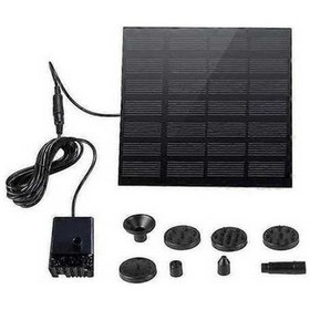 Resim Pazly Tankı Su Pompası Nozullu Kare Havuz Güneş Güneş Göletleri Fıskiyesi Enerjili Dekoru Çeşme Balık Bahçe Akvaryum 