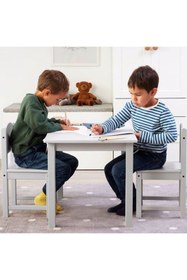 Resim IKEA Sundvık Çocuk Masası, Gri 