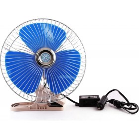 Resim Ahmet Otomotiv Araç Içi Mandallı 12V 6" Oto Vantilatör - 2 Kademe Hız Ayarlı 