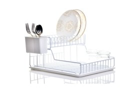 Resim Feyza Design Paslanmaz Iki Katlı Tabaklık, Dayanıklı ve Şık Mutfak Gereci 