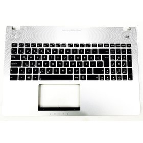 Resim Asus Uyumlu N56VZ-S4299H,N56VZ-S4400D klavye Aydınlatmalı ışıklı üst kasa 