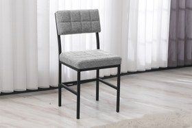 Resim NOVA MUTFAK MASA TAKIMI, 2 SANDALYE, CEVİZ, 70X70 CM, GRİ 