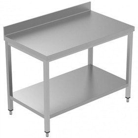Resim Electrolux Professional Sırtlı Çalışma Tezgahı, Taban Raflı - 1200 Mm, Plus LSGTG1210E 
