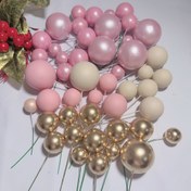 Resim 16/19/22/24 Parça Pasta Süsleme Topları - Pastel Pembe, Bej, Altın Renkli Küre Dekorasyonlar - Düğün, Doğum Günü, Parti Pasta & Cupcake Süslemeleri - Dayanıklı Plastik, Elektriksiz Kullanım - Prensesler İçin, Cadılar Bayramı, Noel, Hanuka Partileri - Tatlı Masası Dekoru, Şenlikli Aksesuarlar, Yüksek Kalite Bitiş, Tüketilebilir Süsler, Etkinlik Planlayıcıları için Halloween ve Noel Malzemeleri 