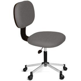 Resim Türksit Eko Kolçaksiz Koltuk Metalik Gri Boyalı Ayak Gri 