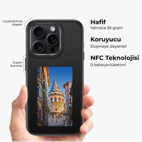 Resim Nfc Kişiselleştirilebilir Kılıf İphone15 Pro Uyumlu 