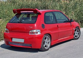 Resim Citroen Saxo Arka Tampon 