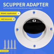 Resim Marine Scupper Drenaj Kontrol Valfi Tek Yönlü Drenaj Valfi, Kayak Geri Dönüşsüz Drenaj Fişeği, Yat, Kano ve Balıkçılık Botu için Kendi Kendine Drenajlı Scupper 