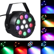 Resim Yuntech01 8 Kanal Dmx512 Rgbw Işık Efekti - 12 Led 30w Sahne Par Işığı, Otomatik/manuel Kontrol, Parti/disko İçin Optimal Diğer 