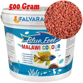 Resim Blue Feel Malawi Colour Chips Balık Yemi 500 G 