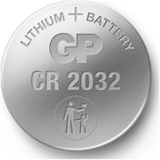 Resim GP CR2032 3V Lityum Kartela Düğme Pil 5 x 5'li 