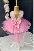Resim biyan collection Kız Bebek Mevlüt Takımı Gelinlik Abiye Elbise Bebek Doğum Baby Shower Hediyesi 
