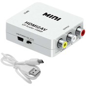 Resim Onten HDMI to AV RCA Composit Full HD 60 Hz Video Çevirici Mini Switch 