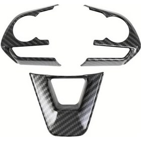 Resim Xuweiwei 1 Adet Toyota Rav4 Karbon Fiber Direksiyon Dekoratif Kapak Aksesuarı Variant Çeşit 