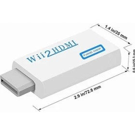 Resim Delixa Wii Için HDMI Tv Kablo Çevirici Dönüştürücü Adaptör 4542 