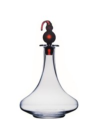Resim Paşabahçe Kristal Kırmızı Kapaklı 1000 Cc Karaf 92532 - Şeffaf 