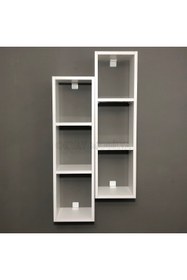 Resim OKYAY MOBİLYA 2'li Dikey Dolap , Kitaplık , Aksesuar Dolabı , Oyuncak Dolabı 