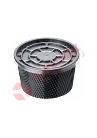 Resim 16 Oz Pp Çorba Kasesi Kapaklı 20 Adet Siyah 