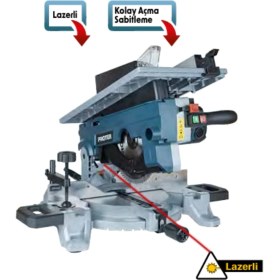 Resim Proter Proter PR 255 Plus 1800 W Gönye Testere 