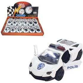 Resim Çekbırak Metal Polis Arabası - 930338 