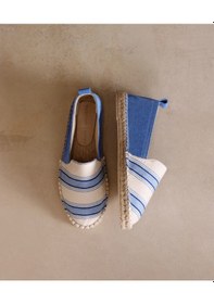 Resim Yargıcı Jüt Tabanlı Düz Espadril 25ykay4034x 021 Mavi 
