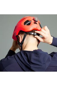 Resim Decathlon Expl 500 Unisex Neon Kırmızı Dağ Bisikleti Kaskı 