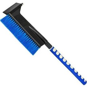 Resim Ulzyvf Araç Kar Kazıyıcı - Uzatılabilir Alüminyum Fırça Ve Çekiçli - Boya Koruyucu 