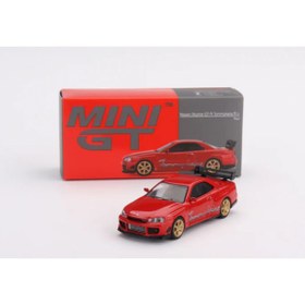Resim mini gt Nissan Skyline Gt-r R34 Tommykaira R-z Red Rhd 