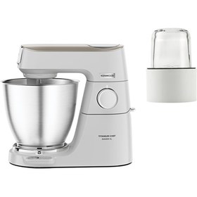 Resim Kenwood KVC65.001WH Chef Baker Beyaz Mutfak Şefi - AT320A Doğrama Öğütme Parçalama Aparatı 