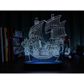 Resim PETRADESIGN Renkli Anime Masa Lambası, One Piece Temalı, Şık ve Eğlenceli Aydınlatma 
