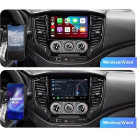 Resim Mitsubishi L200 Manuel Klima Android Multimedya Sistemi 6-128 Myway 2015-2021 9" 