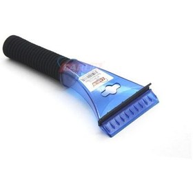 Resim Carub Buz Kazıyıcı Mavi Puff Saplı Çekçekli 