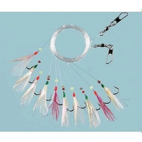 Resim Fladen F1290 Sabiki İstavrit Çaparisi Multi 10 Lu İğne No:6 