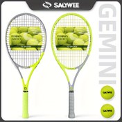 Resim SALYWEE Karbon Kompozit Tenis Raketi Profesyonel Erkek ve Kadın Başlangıç Seviyesi İçin İdeal Tenis Raketi Yüksek Kaliteli Hafif Dayanıklı Tenis Raketi Çanta ile Halloween Hediyeleri 