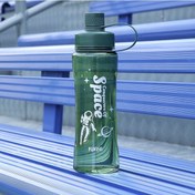 Resim Velvettides Fuxing Süper Kapasiteli Spor Su Şişesi Açık Taşınabilir Plastik Bardak 1350ml Yeşil 