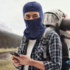 Resim VICASKY Motosiklet Ve Bisiklet Için Kraliyet Mavisi Tam Yüz Maskesi Uv Rüzgar Geçirmez Soğuk Hava Ve Koruması Serin Havalarda Dış Mekan Sporları Için Çözüm 